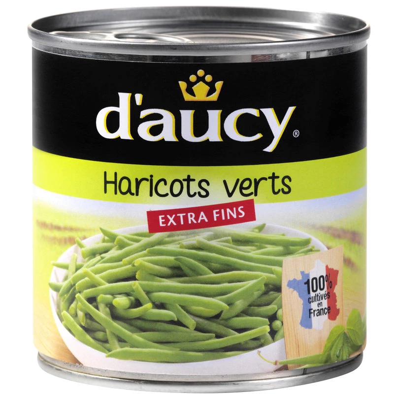 Haricots verts extra fins 220g - DAUCY