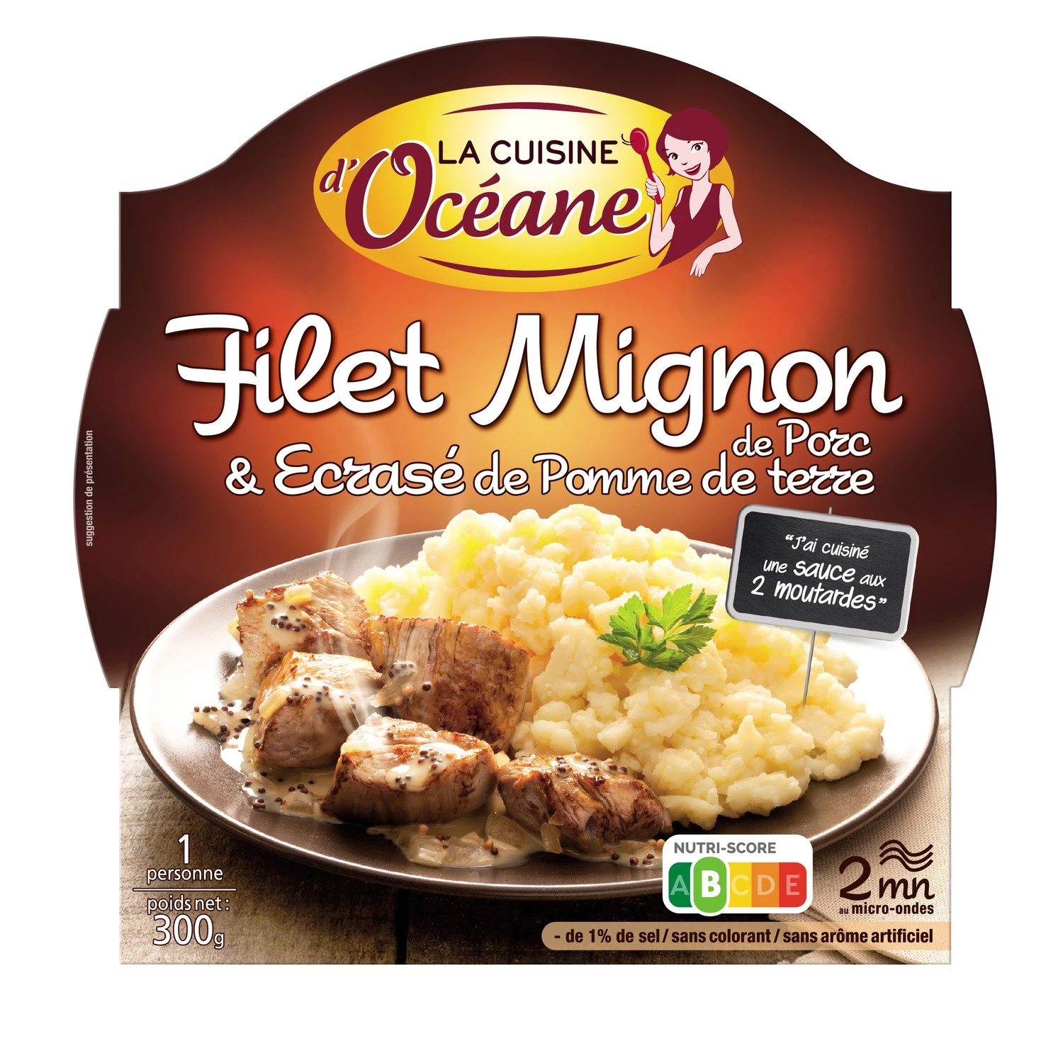 Filet Mignon de Porc et Ecrasé de Pommes de Terre, 300g - LA CUISINE D'OCÉANE