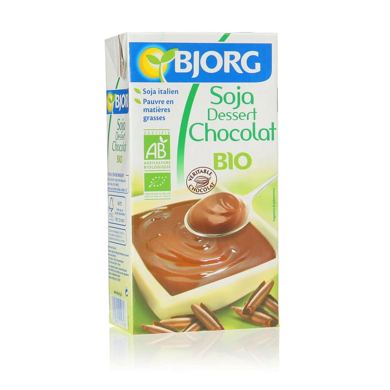 Dessert soja chocolat BIO 525g - BJORG