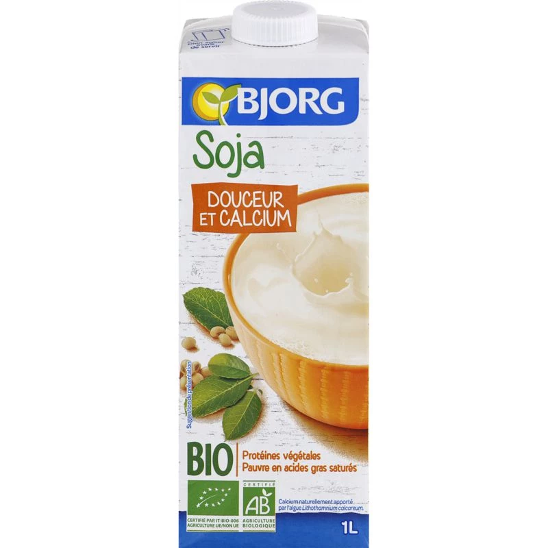 Soja douceur et calcium Bio 1L - BJORG
