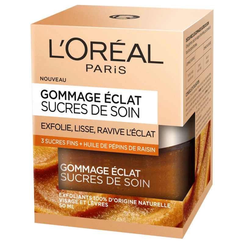 Gommage Eclat Sucres de Soin, 50ml - L'OREAL