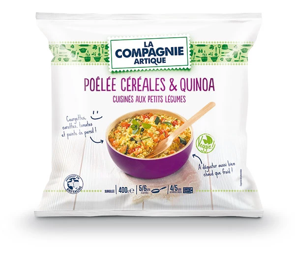 Poêlée céréales, quinoa, petits légumes 400g - LA COMPAGNIE ARTIQUE
