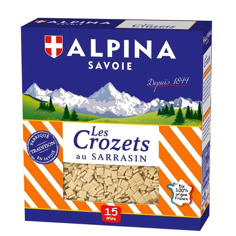 Crozets di grano saraceno 400g - ALPINA SAVOIE