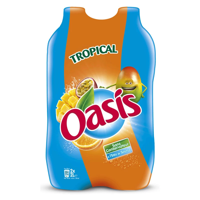 Jus tropical 2x2L - OASIS