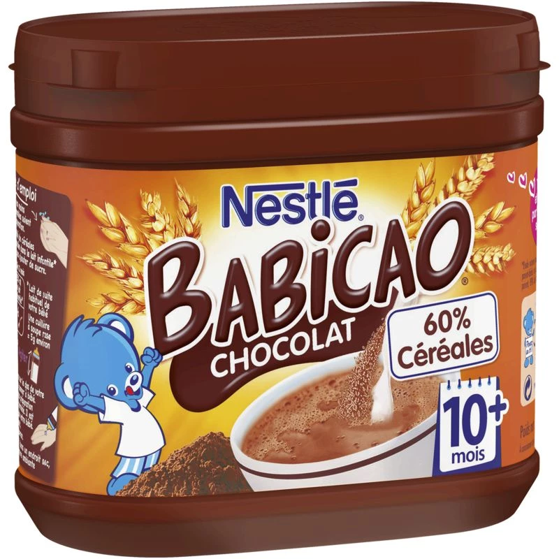 Baby cereals 10+ months chocolate 400g - NESTLE
