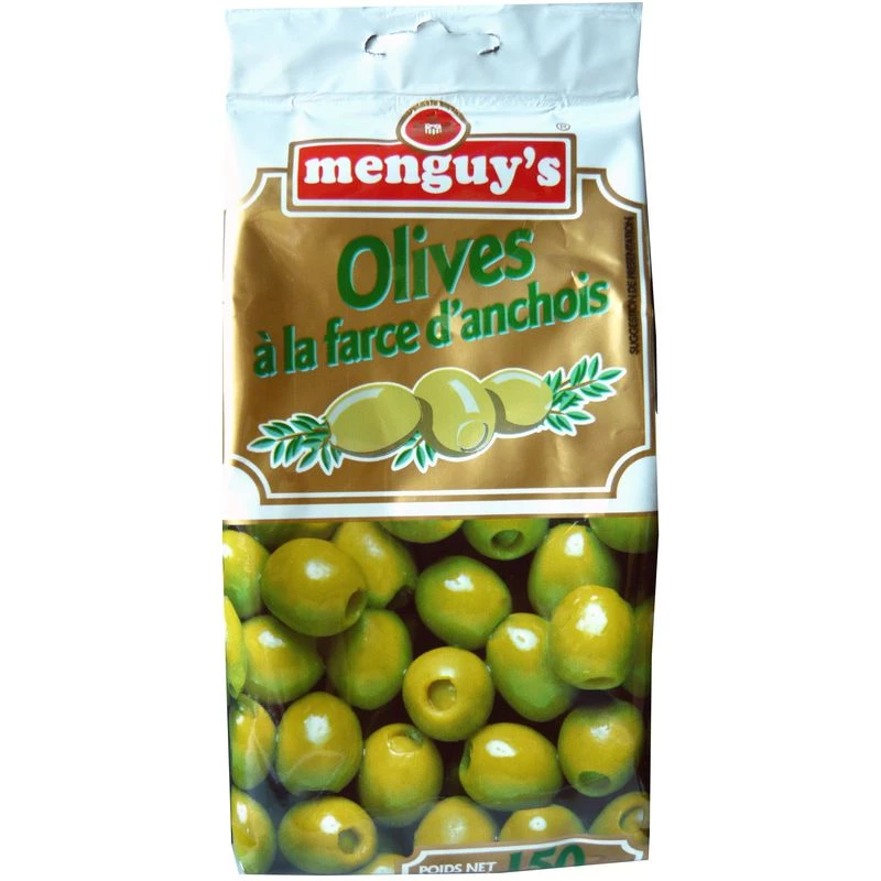 Olives farcies à l'anchois 150g - MENGUY'S