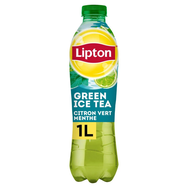 شاي أخضر مثلج بنكهة الكباد 1 لتر - ليبتون