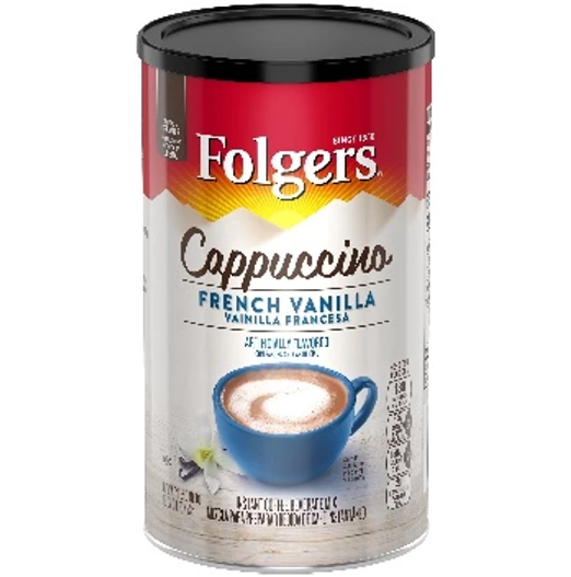 Fg 16 oz Caf Capp French Vanilla - FOLGERS