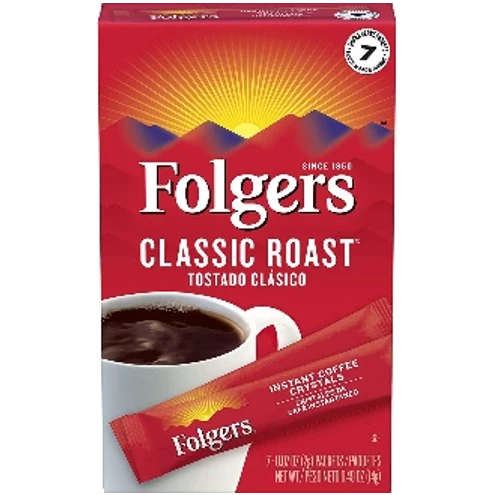 Fg 0.49 Oz Caf Inst 7 Packets - FOLGERS