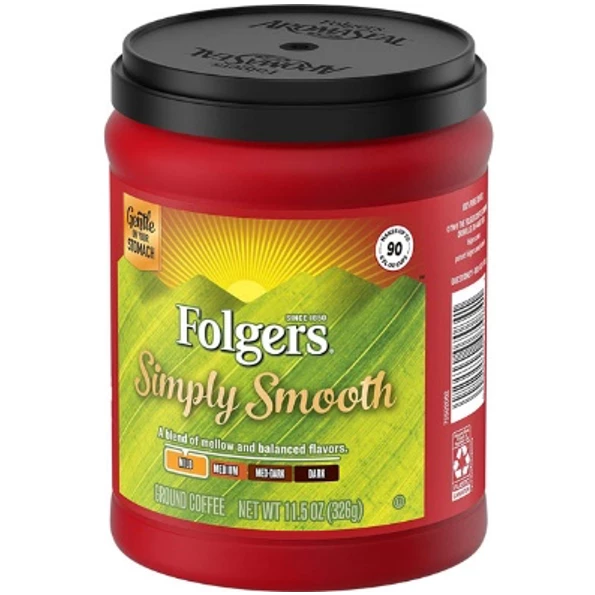 Fg 11.5oz Caf Gr Smpl Smth 6ct - FOLGERS