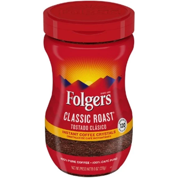 Fg 8oz Caf Instant 6ct - FOLGERS