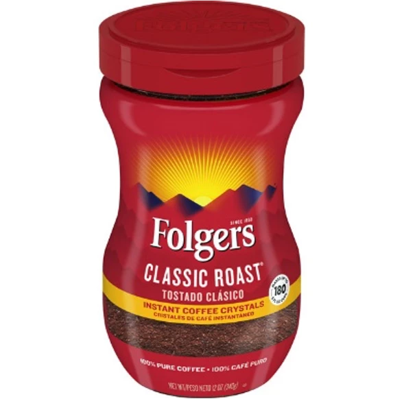 Fg 12oz Caf Instant 6ct - FOLGERS