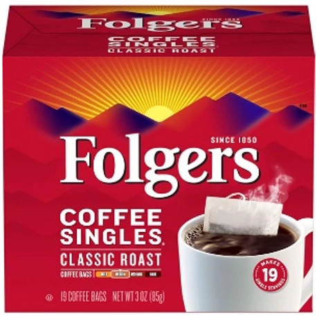 Fg 3oz 12/19ct Caf Singles Reg - FOLGERS