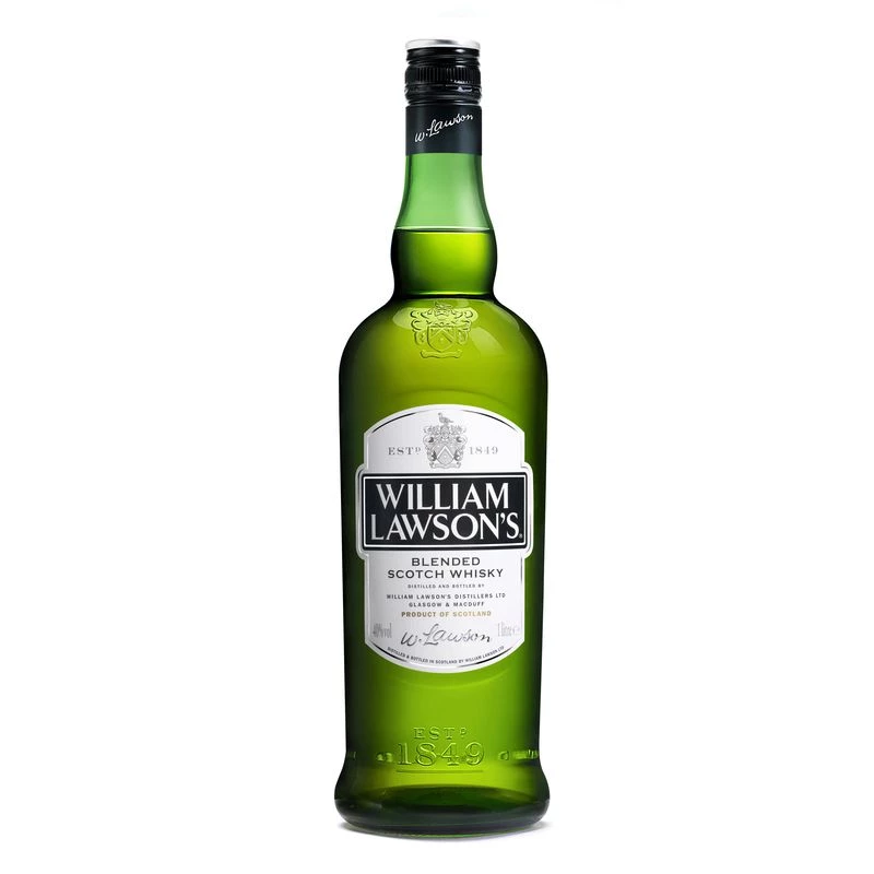 Whisky blended scotch, 40°, bouteille de 1l, WILLIAM LAWSON'S