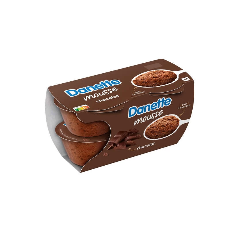 Danette Mousse Chocolat 60g X4