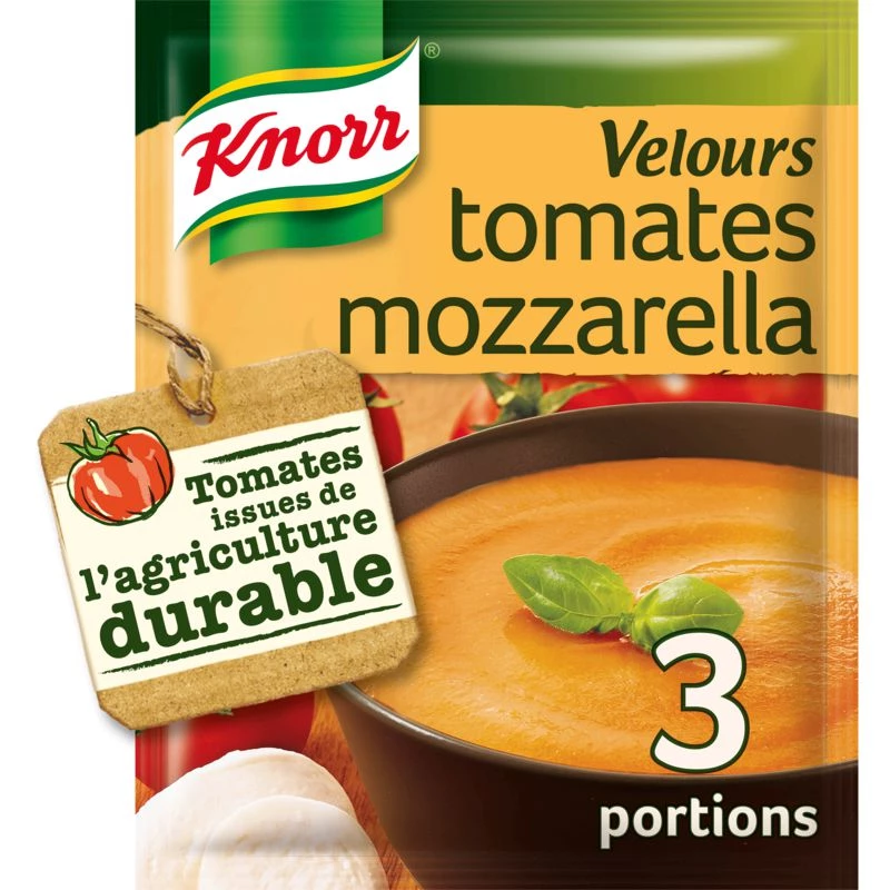 Velours Tomato Mozzarella with portions, yashg - KNORR