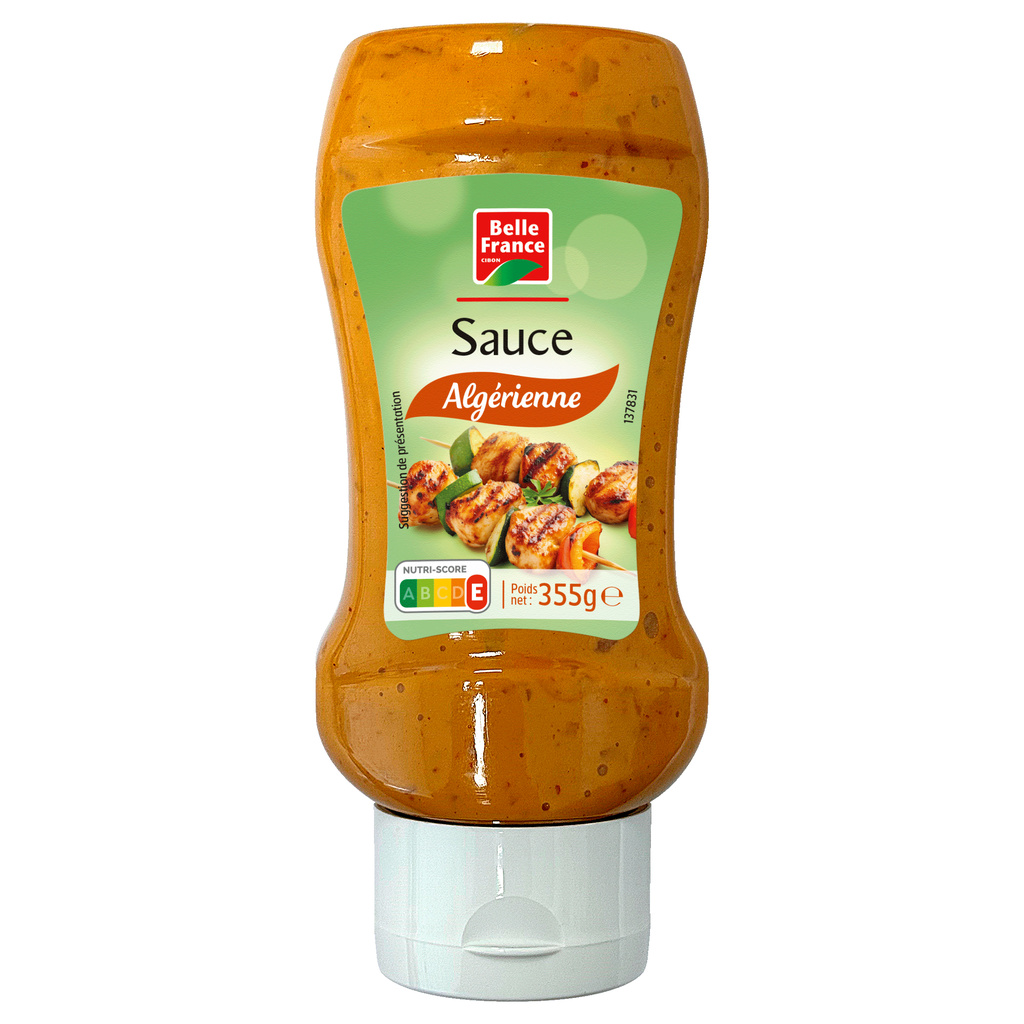 Bf Sauce Algérienne Squeezer 355g - BELLE FRANCE