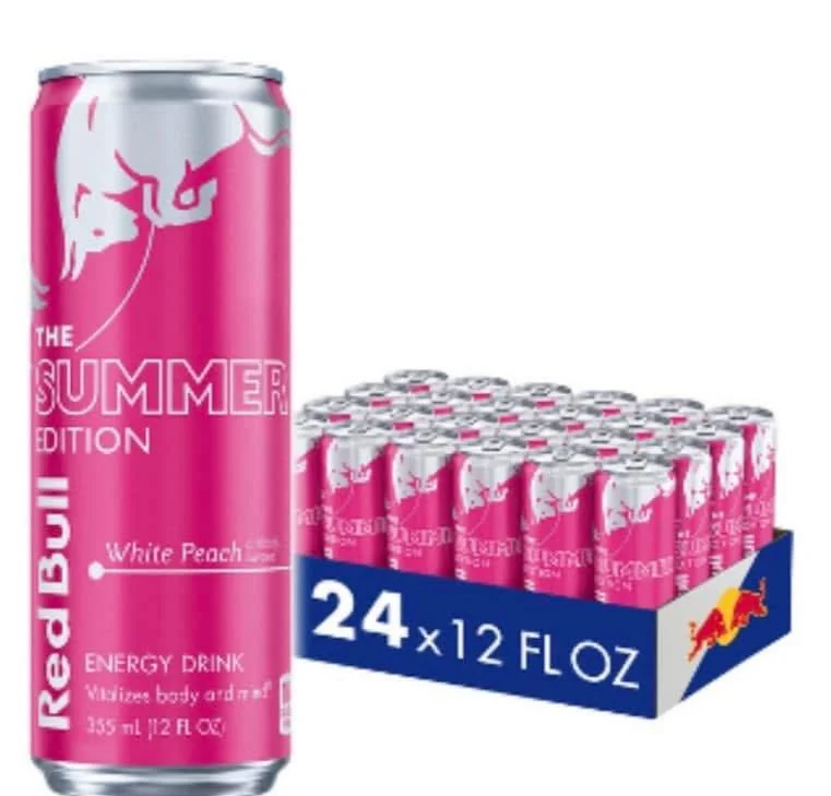 Boisson Pêche Blanche 250ml Fr X24 - RED BULL