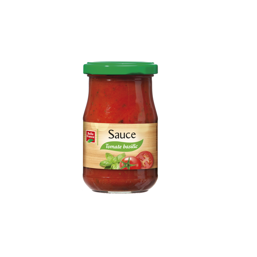 Sauce Tomate Basilic Belle France Bocal 420g - BELLE FRANCE