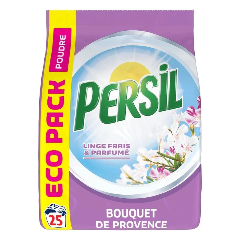 Detergente em pó bouquet provençal 25 lavagens - PERSIL