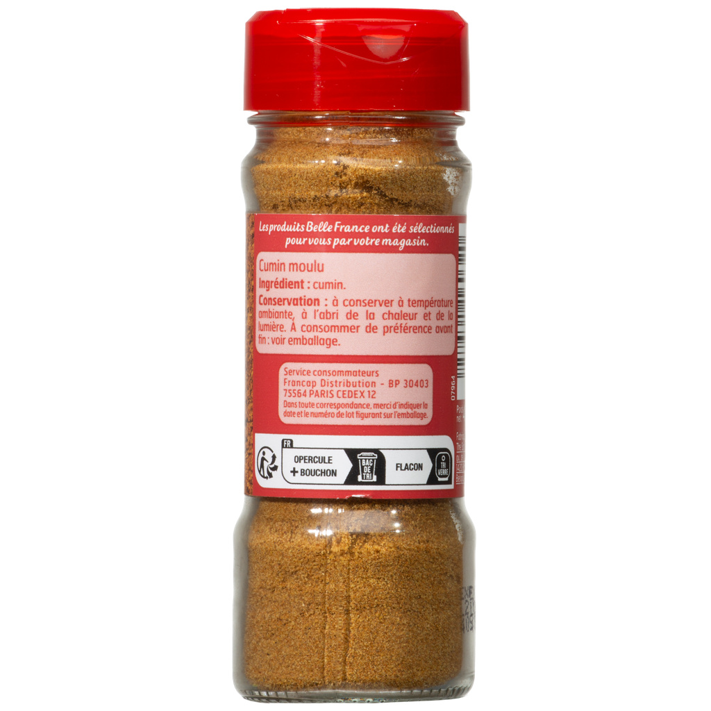 Cumin Bf Flacon 40 G - BELLE FRANCE