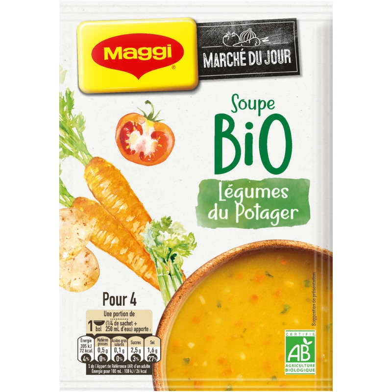 Soupe Moulinée Legumes du Potager 90g - MAGGI