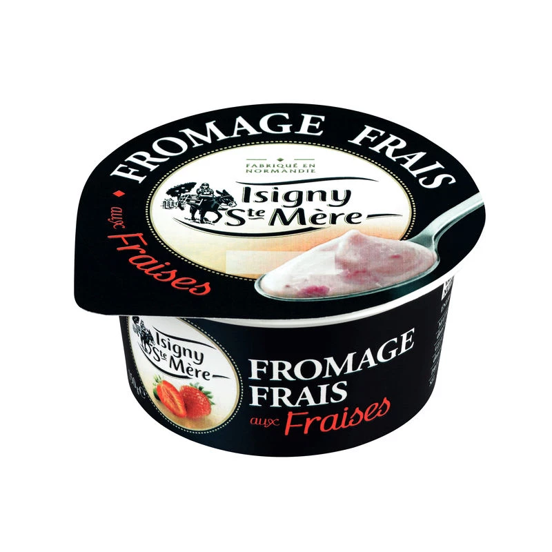 Fromage frais saveur Fraise 6,5%mg - ISIGNY STE MERE