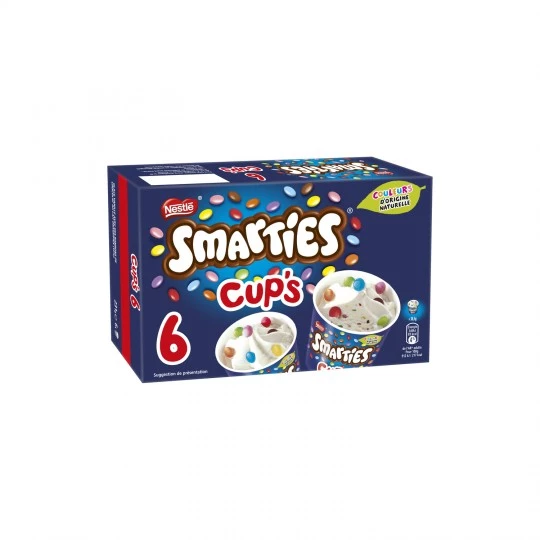 Glace cup's x6 - SMARTIES
