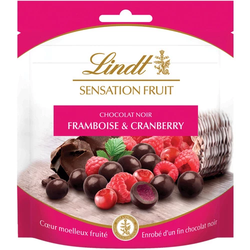 Lindt Sensation framboise/cranberry 65g