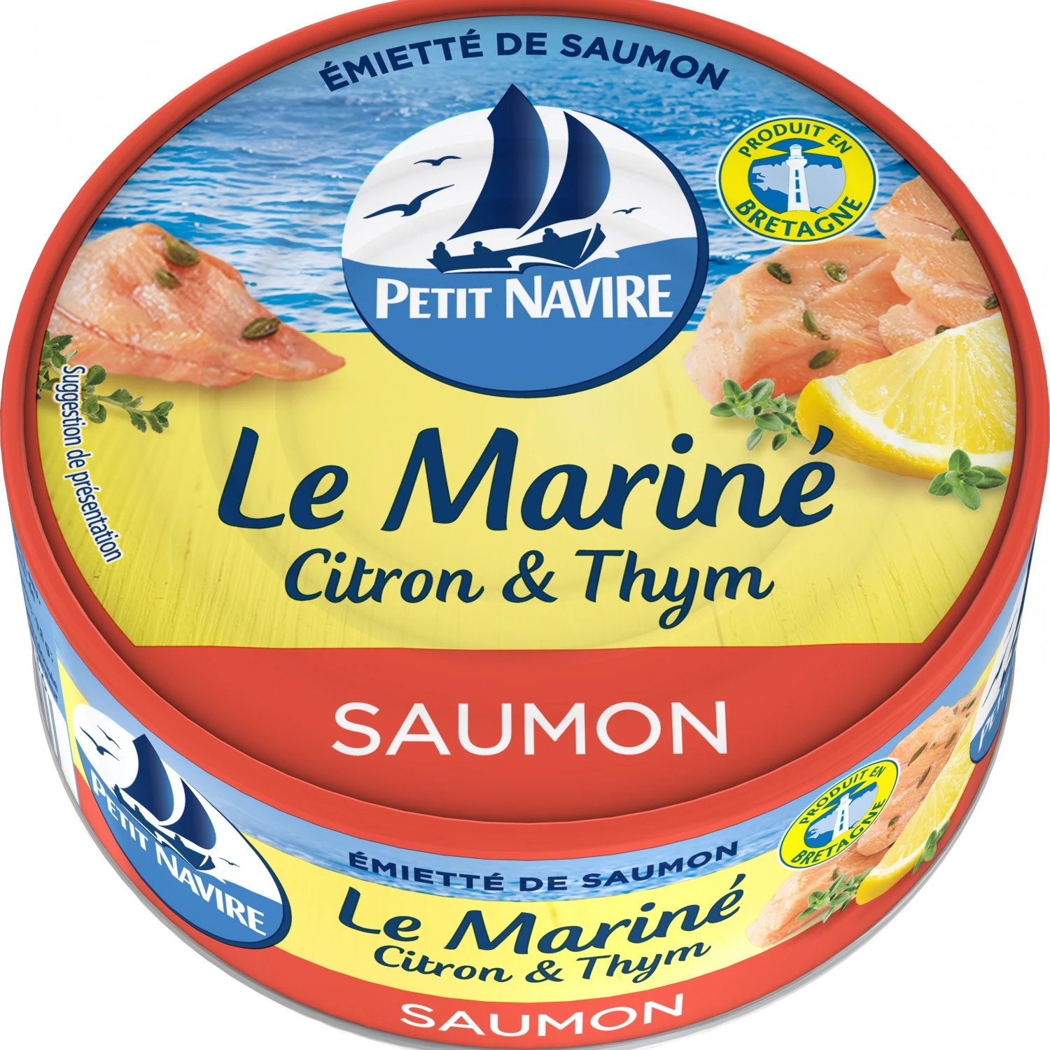 Émietté saumon citron et thym 110g - PETIT NAVIRE