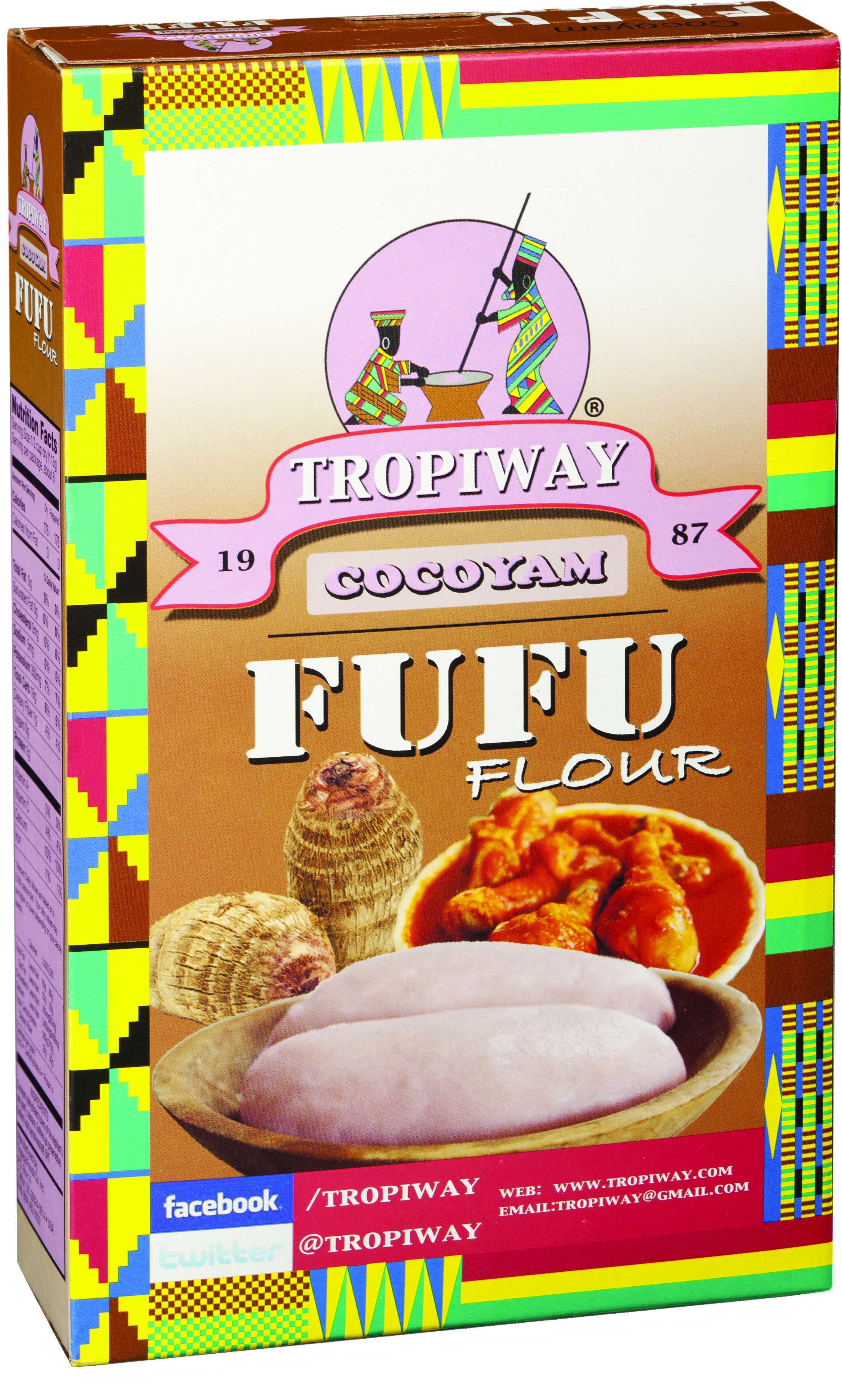 Фарине Де Кокоям (таро) (24 X 680 г) - Tropiway