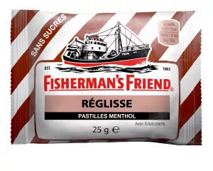 Sugar-Free Liquorice Lozenge, 25g - FISHERMAN'S FRIEND