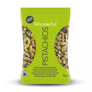 Pistaches Décortiquées Grillées Salées 100g - Wonderful
