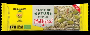 قالب الليمون والكاجو العضوي 40 جرام - TASTE OF NATURE