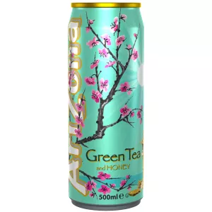 罐装 500 毫升亚利桑那绿茶蜂蜜味