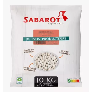 Haricot Lingot Blc Sac 10kg - SABAROT
