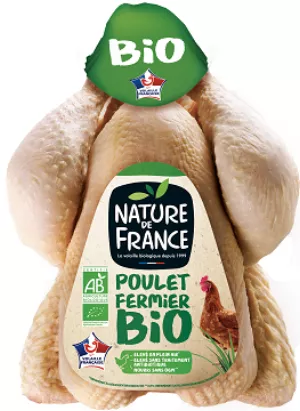 Poulet Fermier Jaune Bio 1.650kg env.
