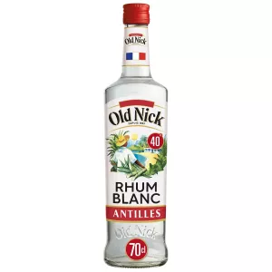 Rum branco das Antilhas 70Cl - OLD NICK