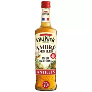 Amber Rum from the Islands, 40°, 70cl bottle - OLD NICK