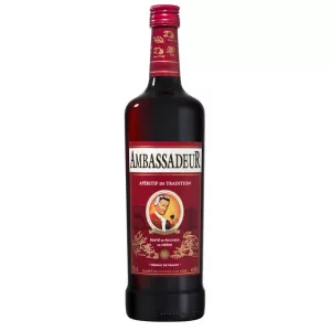 Apéritif à base de vin rouge, 16°, bouteille de 1l, AMBASSADEUR