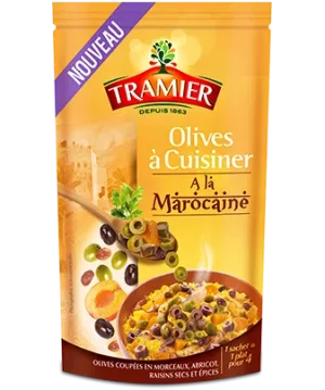 Olives à cuisiner à la marocaine 150g - TRAMIER