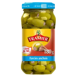 凤尾鱼酿青橄榄, 180g - TRAMIER