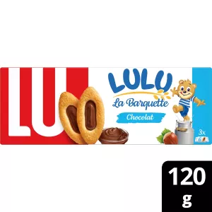 Biscoitos de chocolate La Barquette 3 GATINHOS 120g - LU