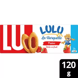 La vaschetta Lulu al gusto fragola 120g - LU