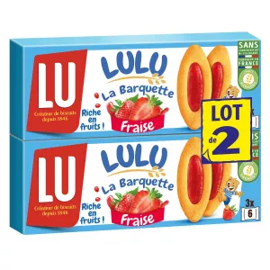 La Barquette Galletas Lulu Fresa 2x120g - Lu