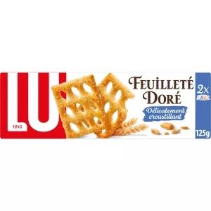 Biscuits Feuilletés dorés, 125g - LU
