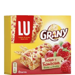 Grany Fragole e Lamponi 6x108g - LU