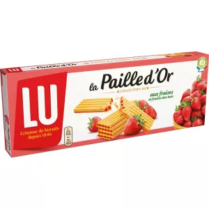 La Paille d’Or Aardbeienwafeltjes 170g - LU