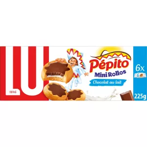 Biscuits Pépito Mini Rolls 225G - LU
