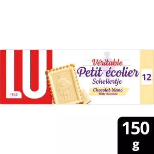 Kleine Schulkekse aus weißer Schokolade, 150 g - LU